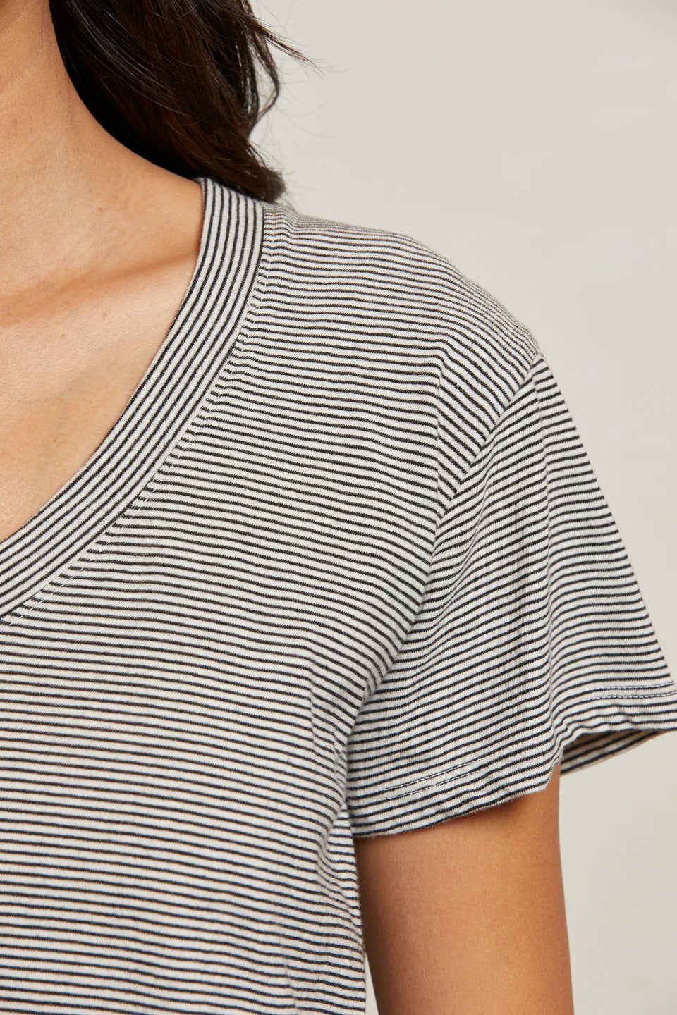 Hendrix Basic V Tee Stripe