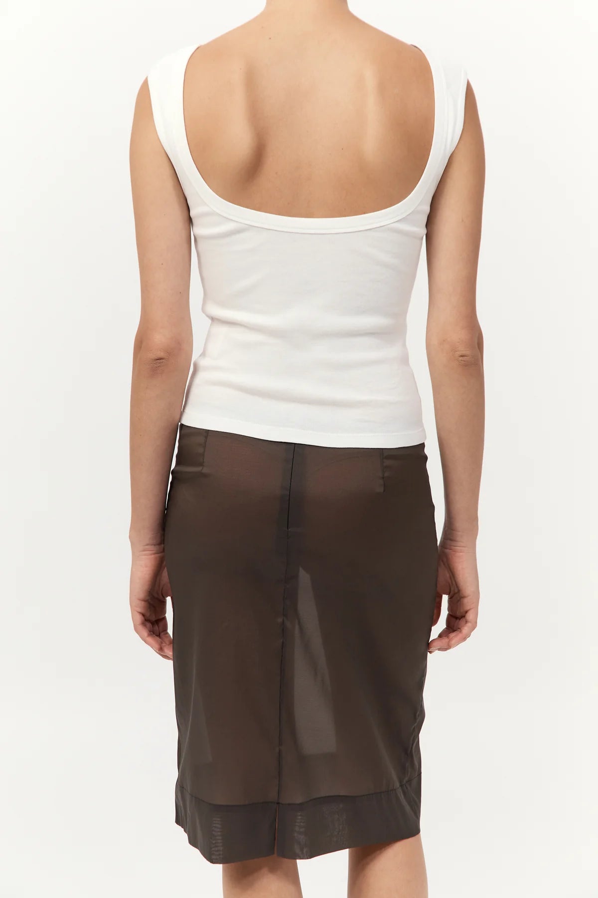 Organic Cotton Ballerina Top White