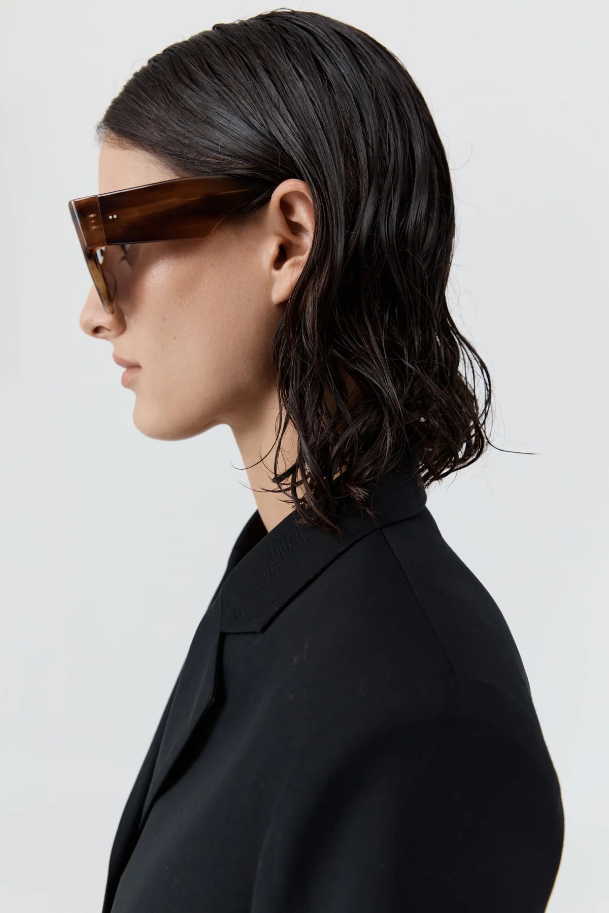 Pre Order * Linea Oversized Sunglasses - Tortoiseshell/Grey