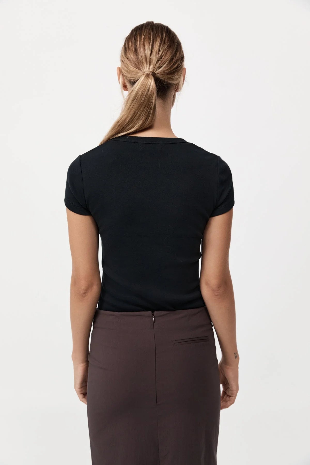 Organic Cotton Baby Tee - Black