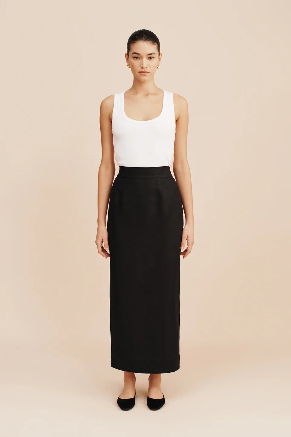 Emma Pencil Skirt - Black