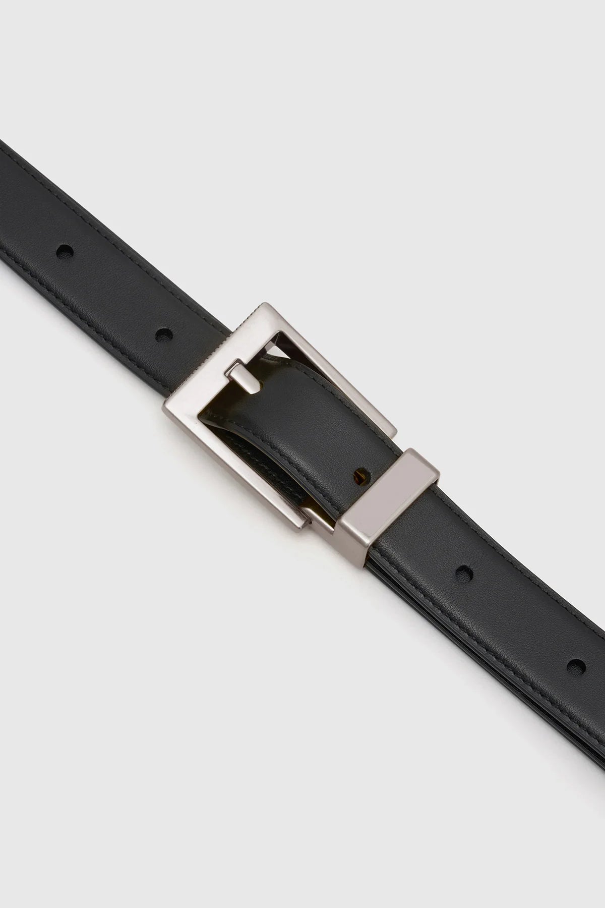 Lloyd Belt Black Silver