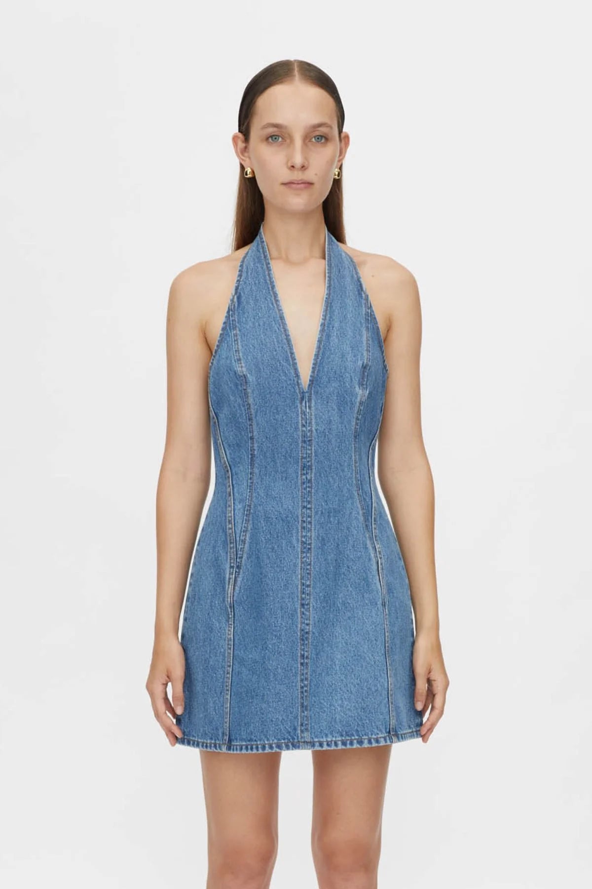 Cascadia Denim Mini Dress