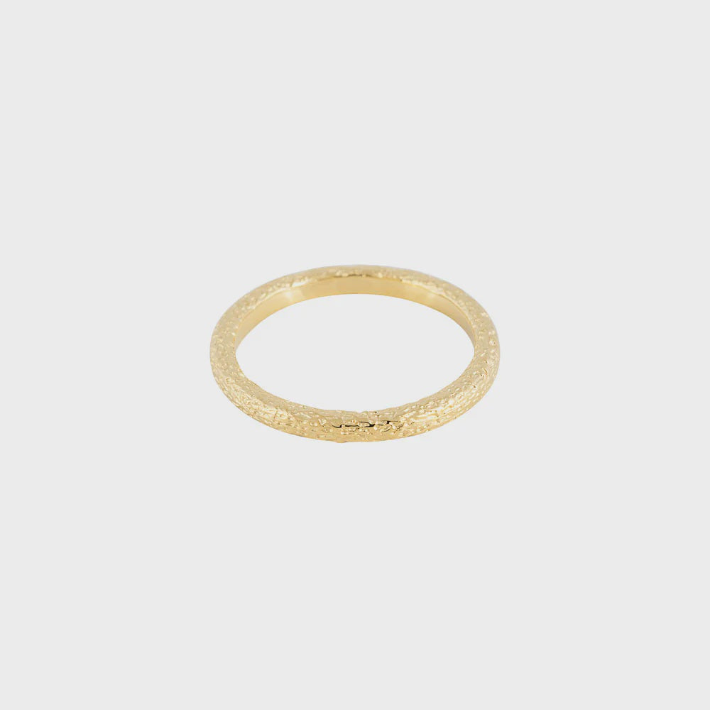 Antique Gold Stacking Ring