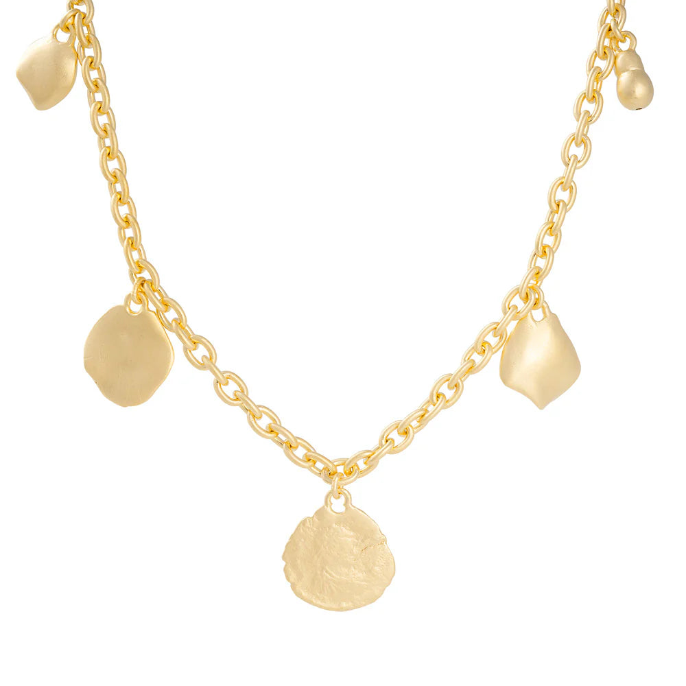Gold Nomad Trinket Necklace
