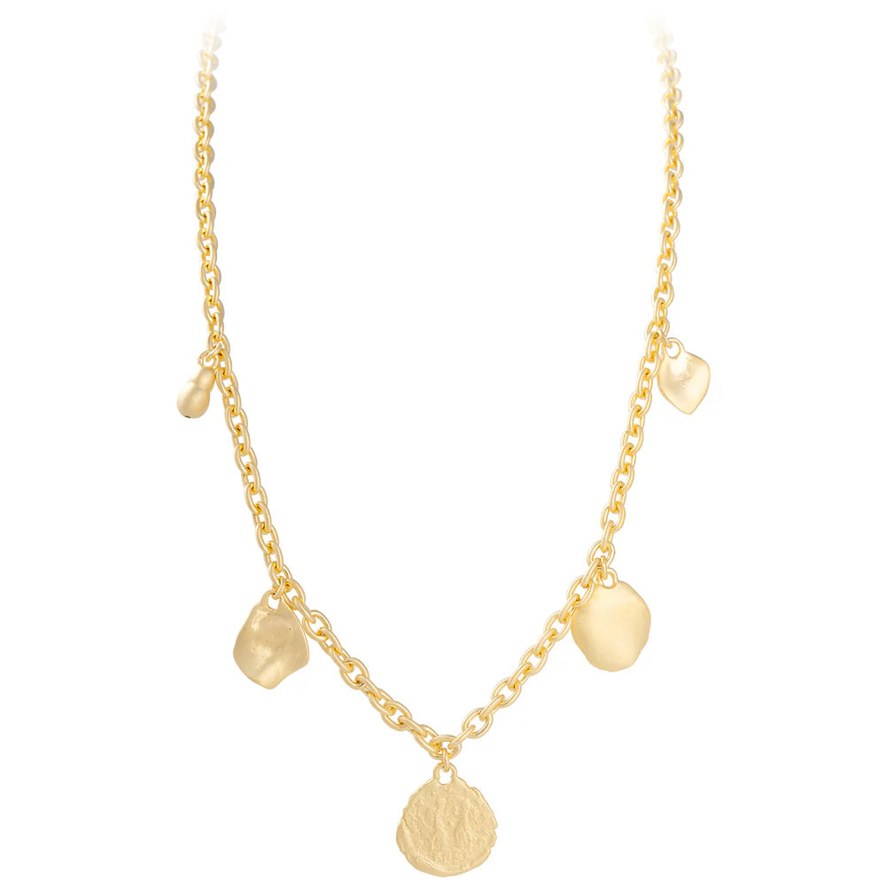 Gold Nomad Trinket Necklace