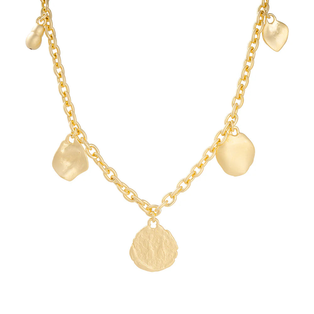 Gold Nomad Trinket Necklace