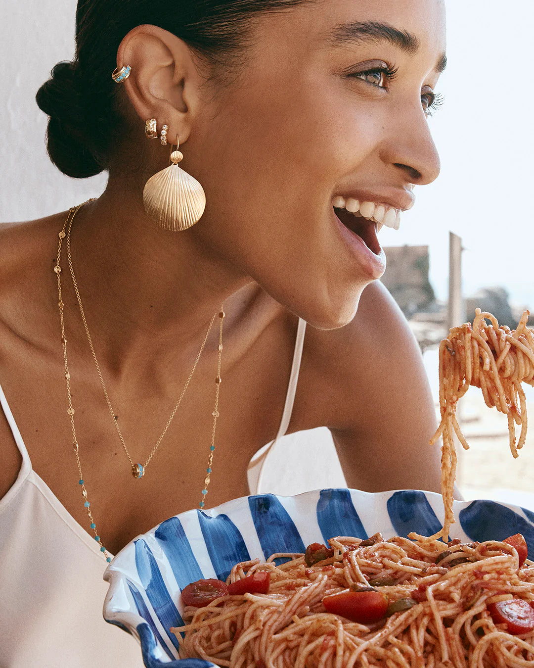 Blue Grotto Antique Necklace