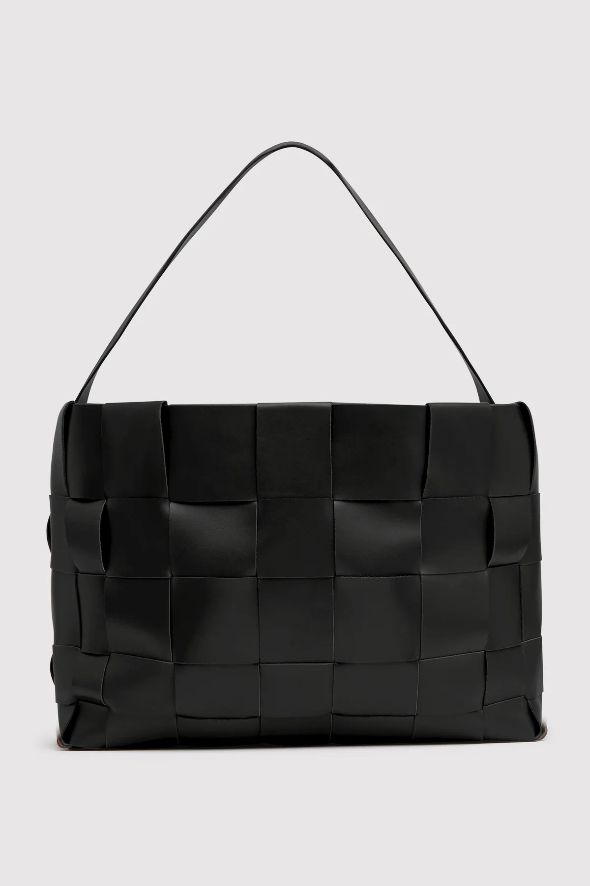 Woven Large Tote Black