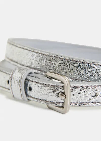 Lida Metalic Belt Silver