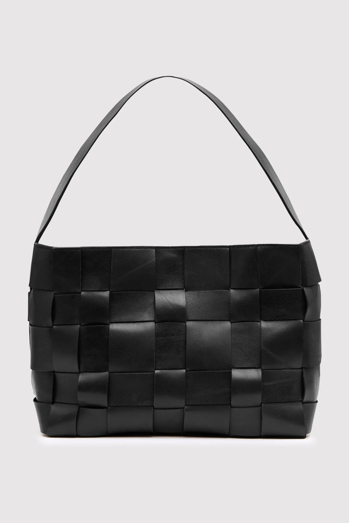 Woven Mini Tote Black