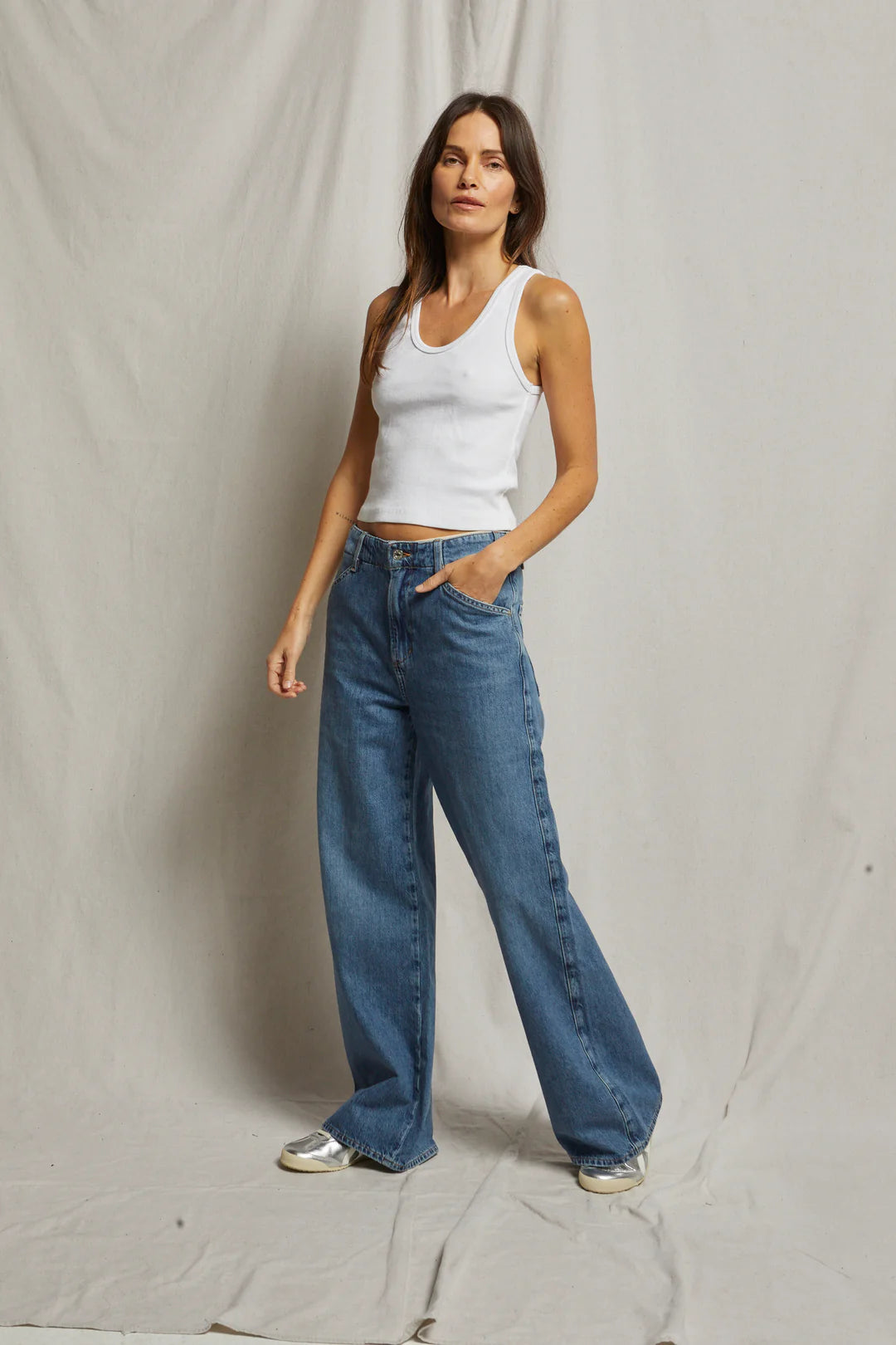 Blondie Tank - White