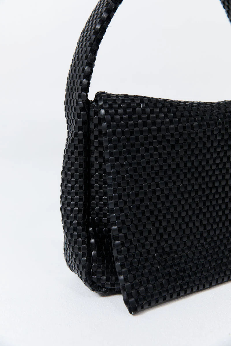 Lattice Everyday Satchel - Black