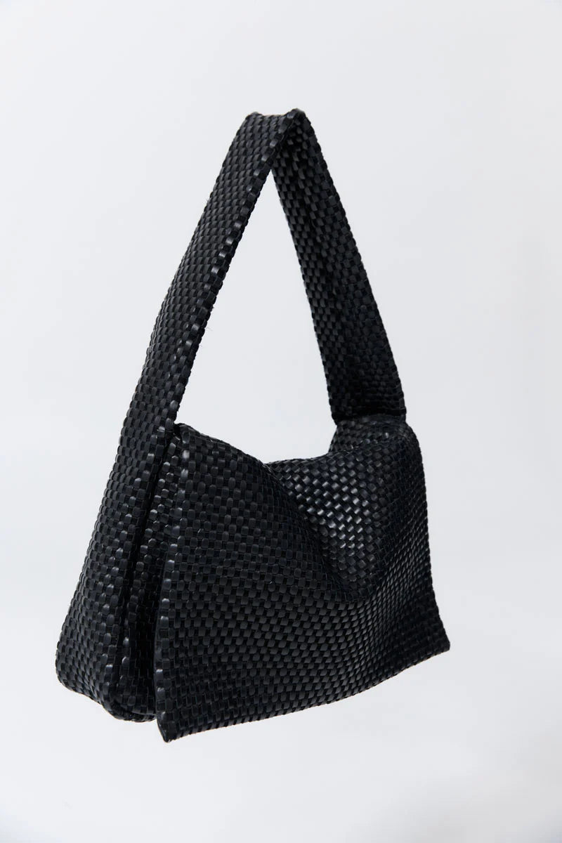 Lattice Everyday Satchel - Black