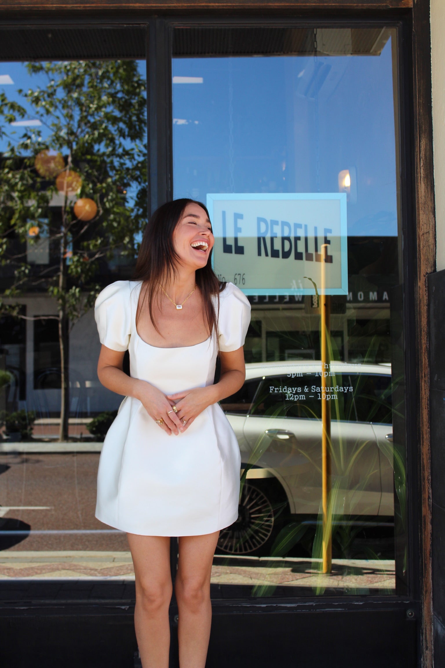 Cannoli Mini Dress - Ivory