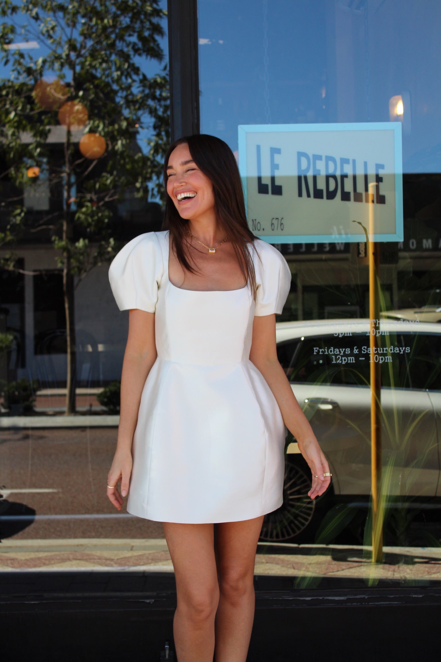 Cannoli Mini Dress - Ivory
