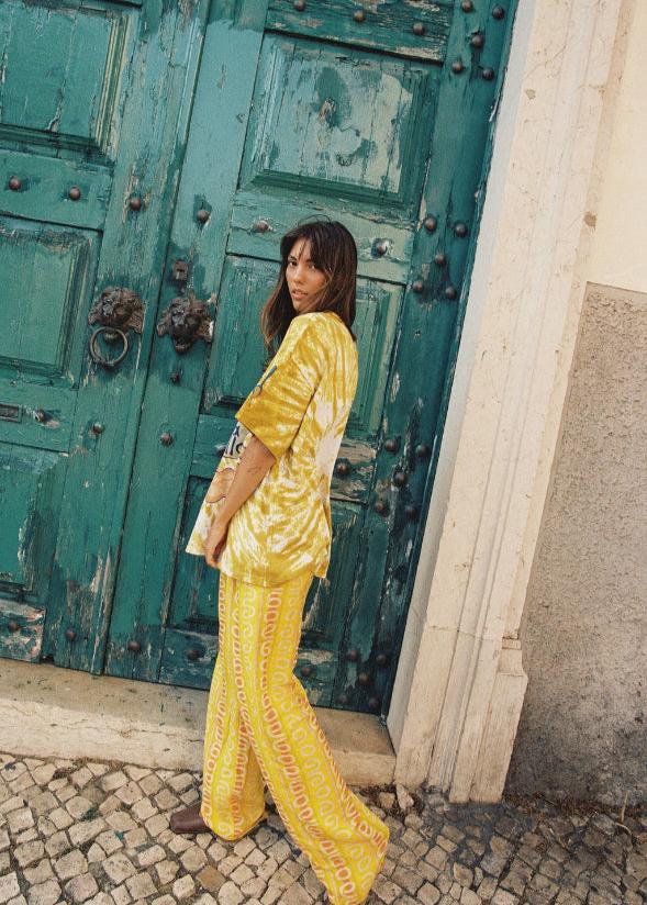 SUN STRIPE STRAIGHT LEG PANT - 8 & 12