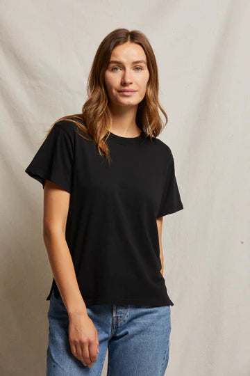 Ruby Boxy Crew Tee - Black