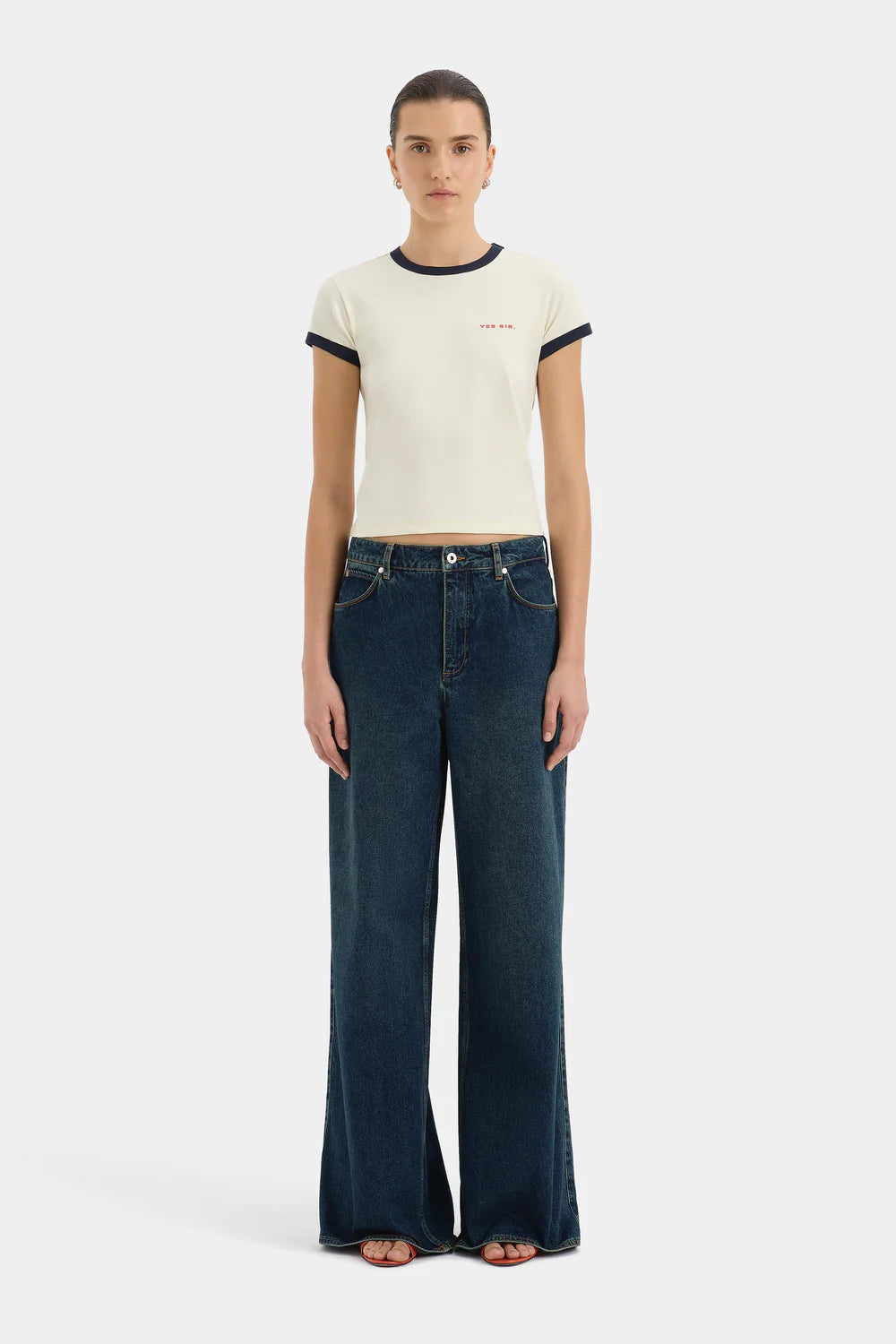 Yes SIR. Fitted Tee Ivory