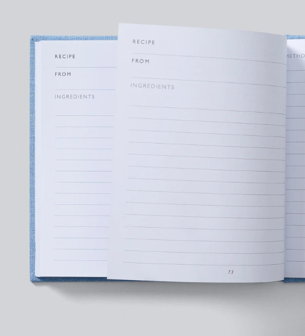 Cook. Recipes to Cook. Vintage Blue