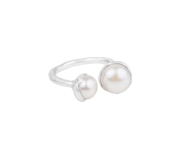 Double Pearl Ring