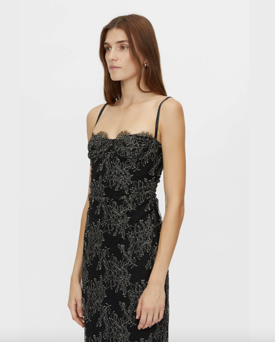 Peregrine Lace Midi Dress