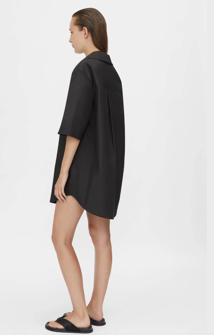 Cumulus Shirt dress Black