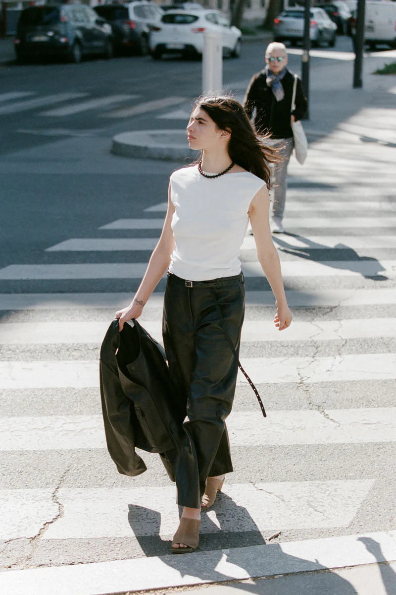 Organic Cotton Ballerina Top White