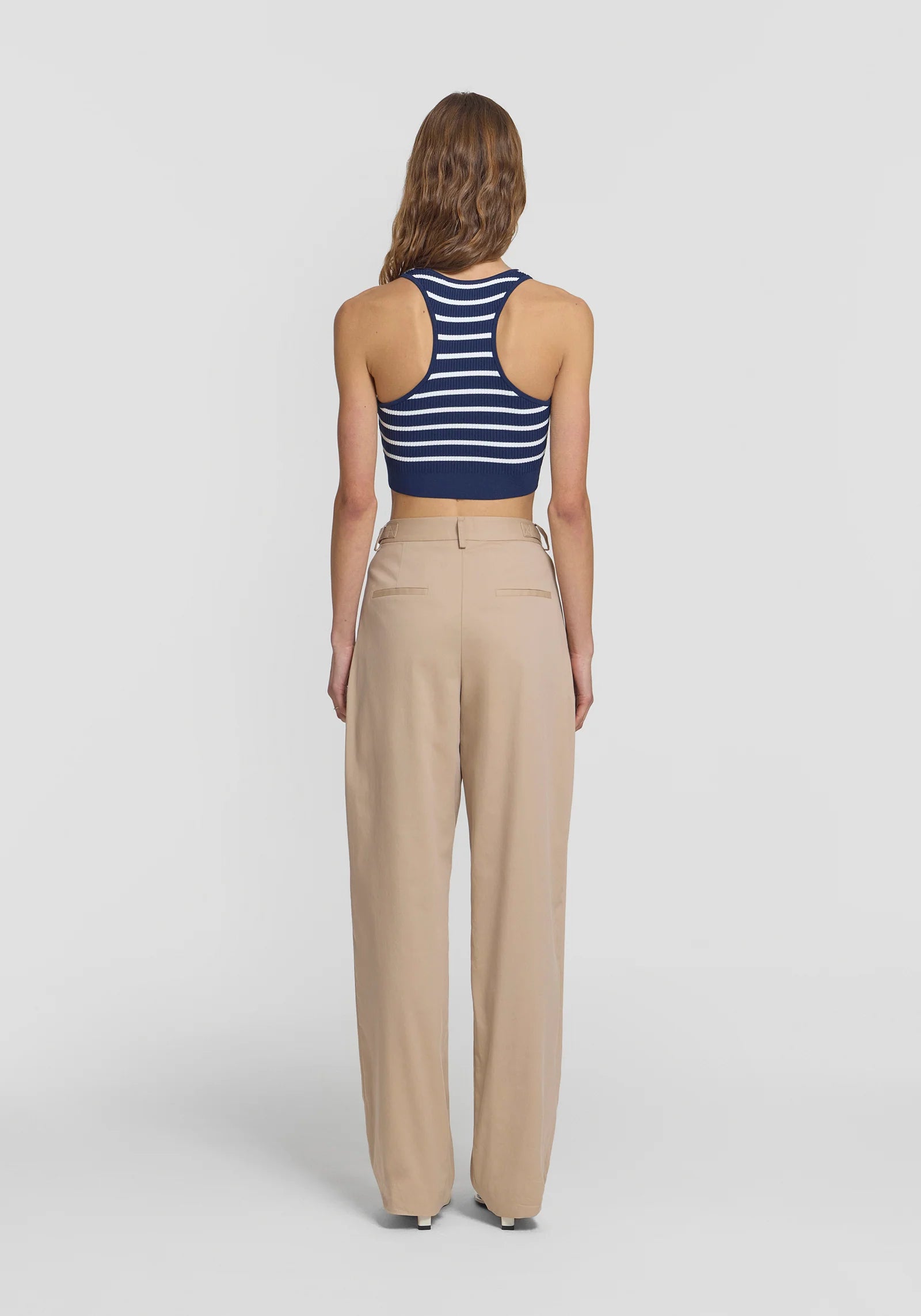 Lyra Crop Navy - 0 & 1