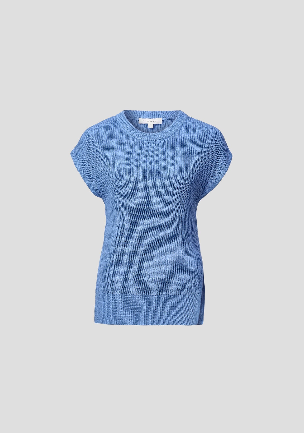 Memphis knit top Beachglass