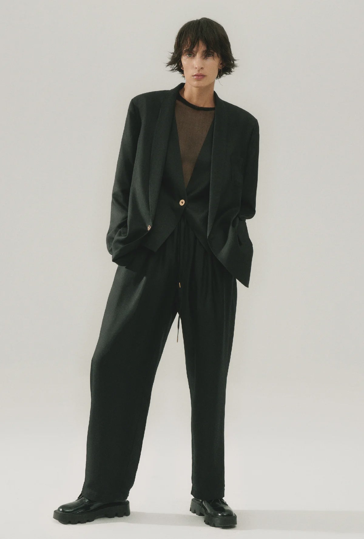 Twill Miami Blazer - Black
