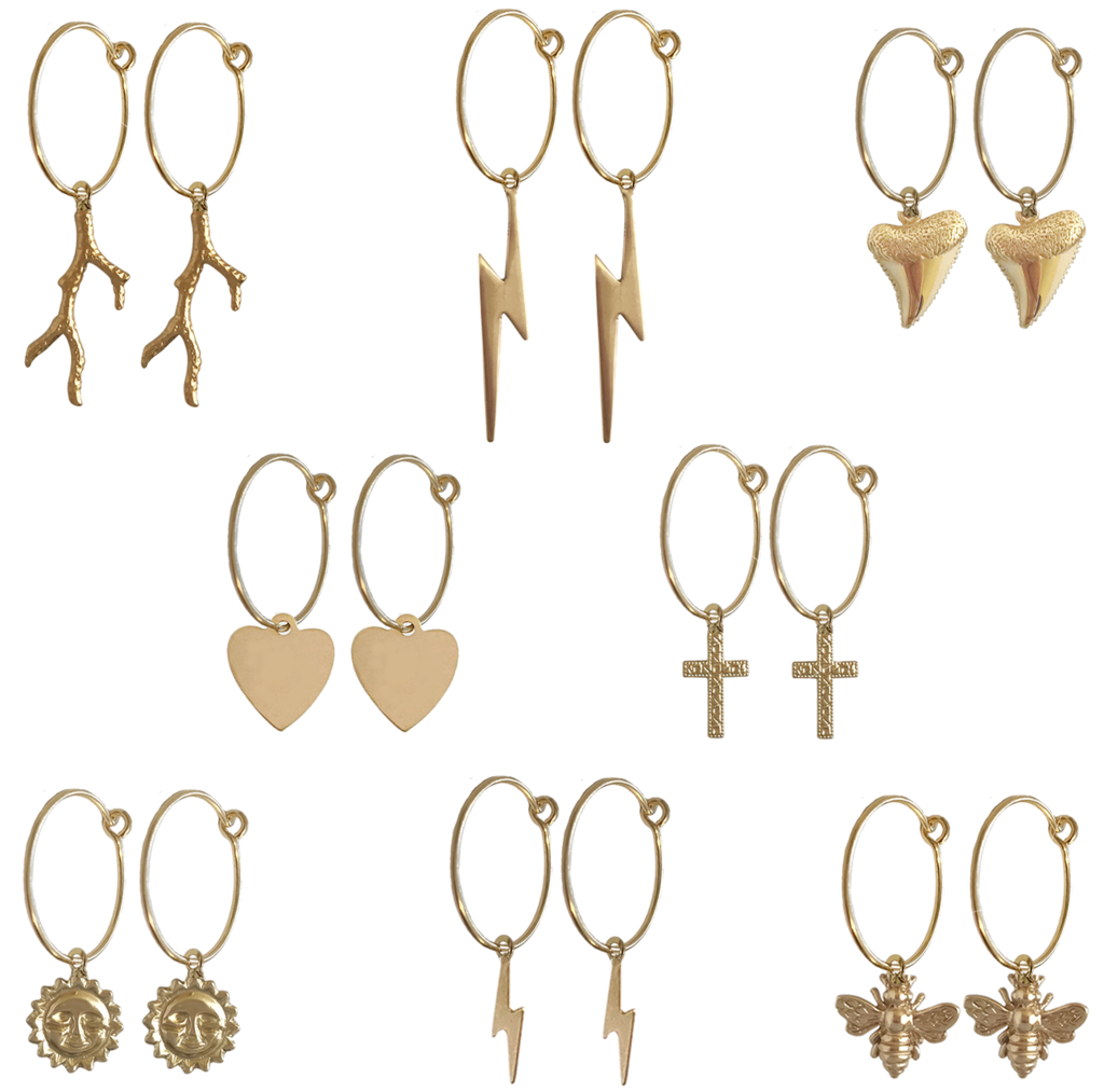 JESSIE MINI HOOP GOLD