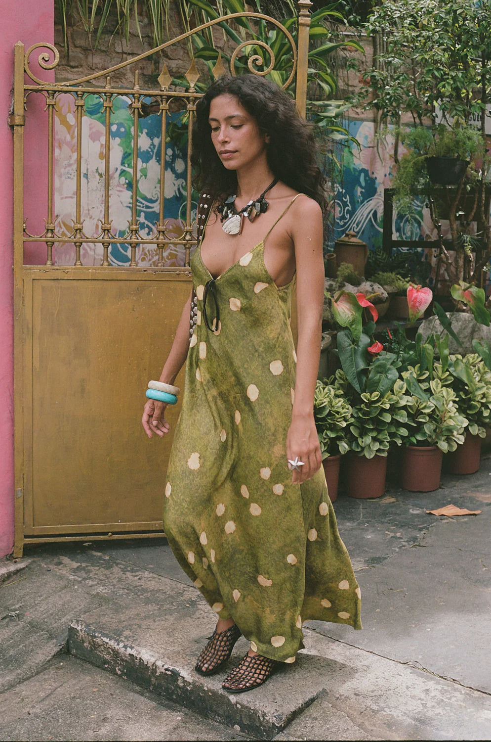 La Olivia Spot Si Dress