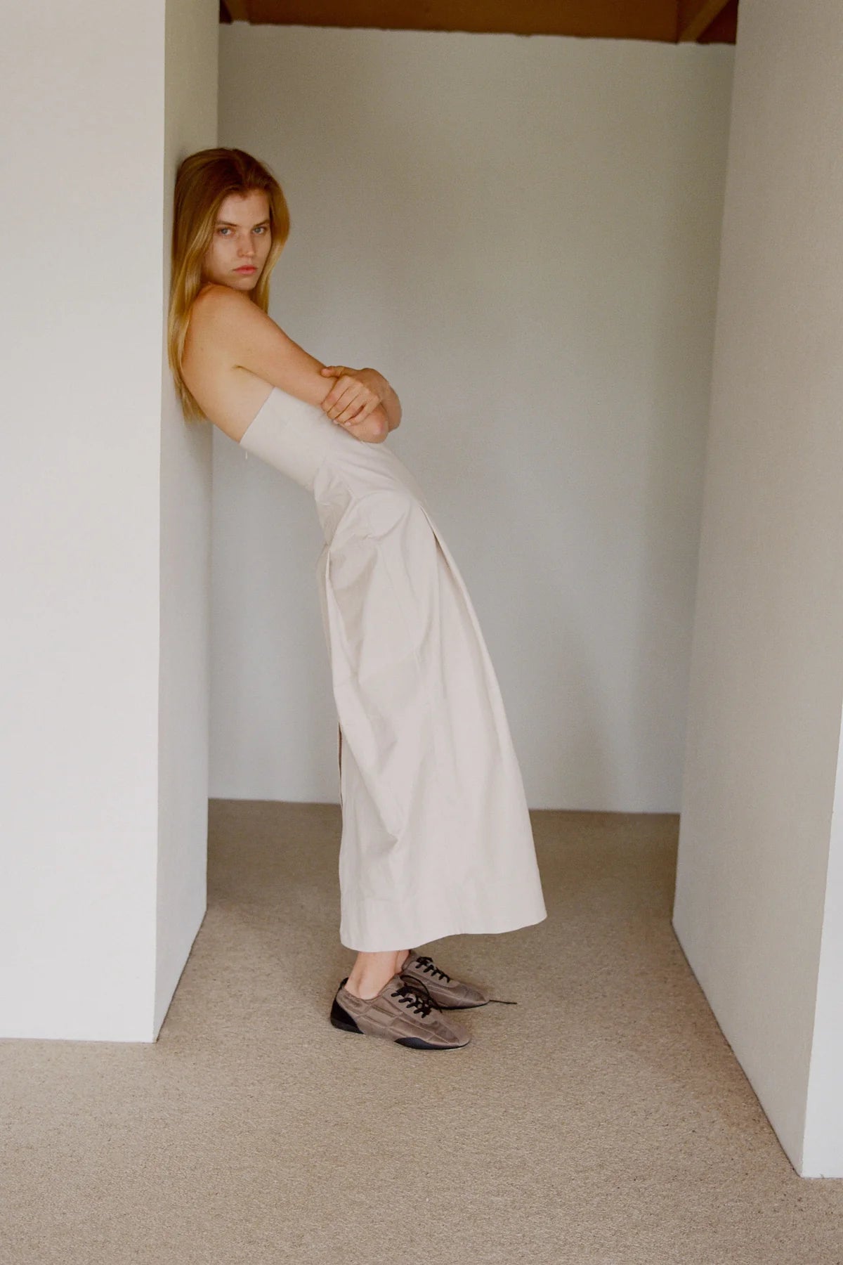 Stitch Pillow Sneaker - Dark Olive