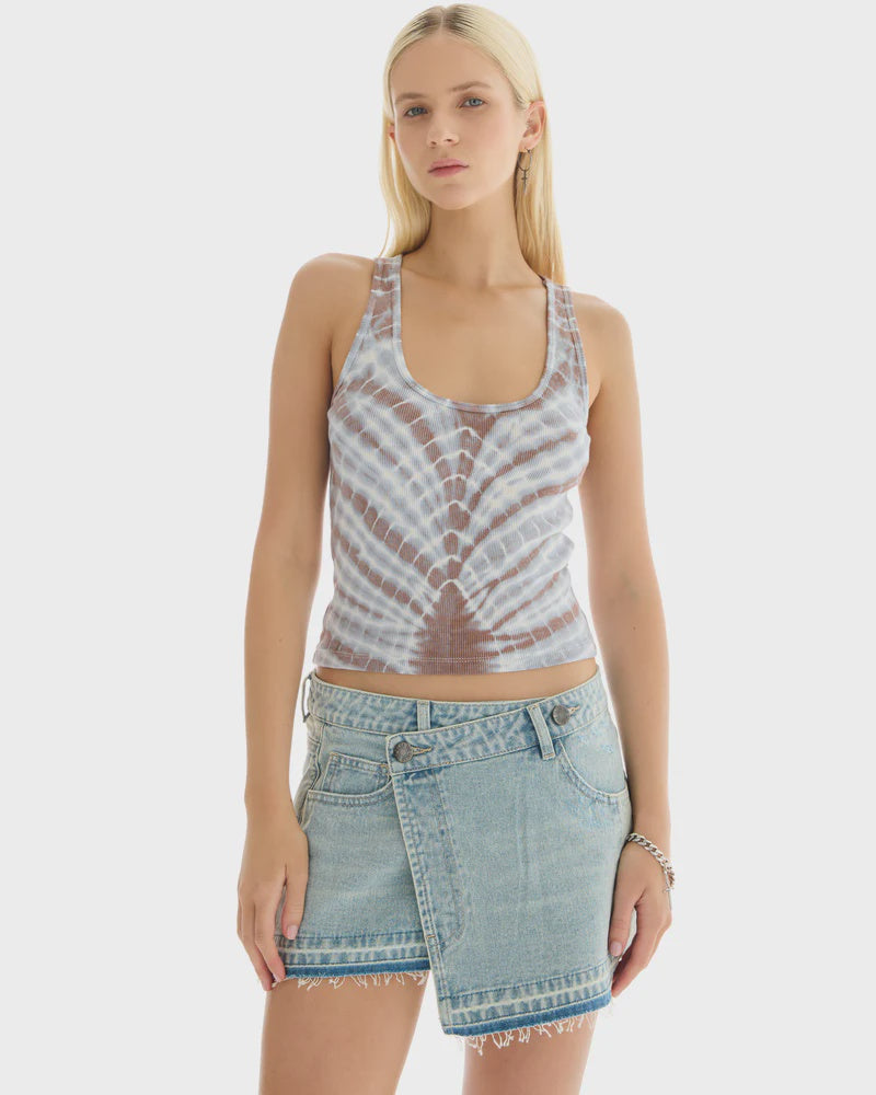 Hand Dyed Sonar Rib Singlet