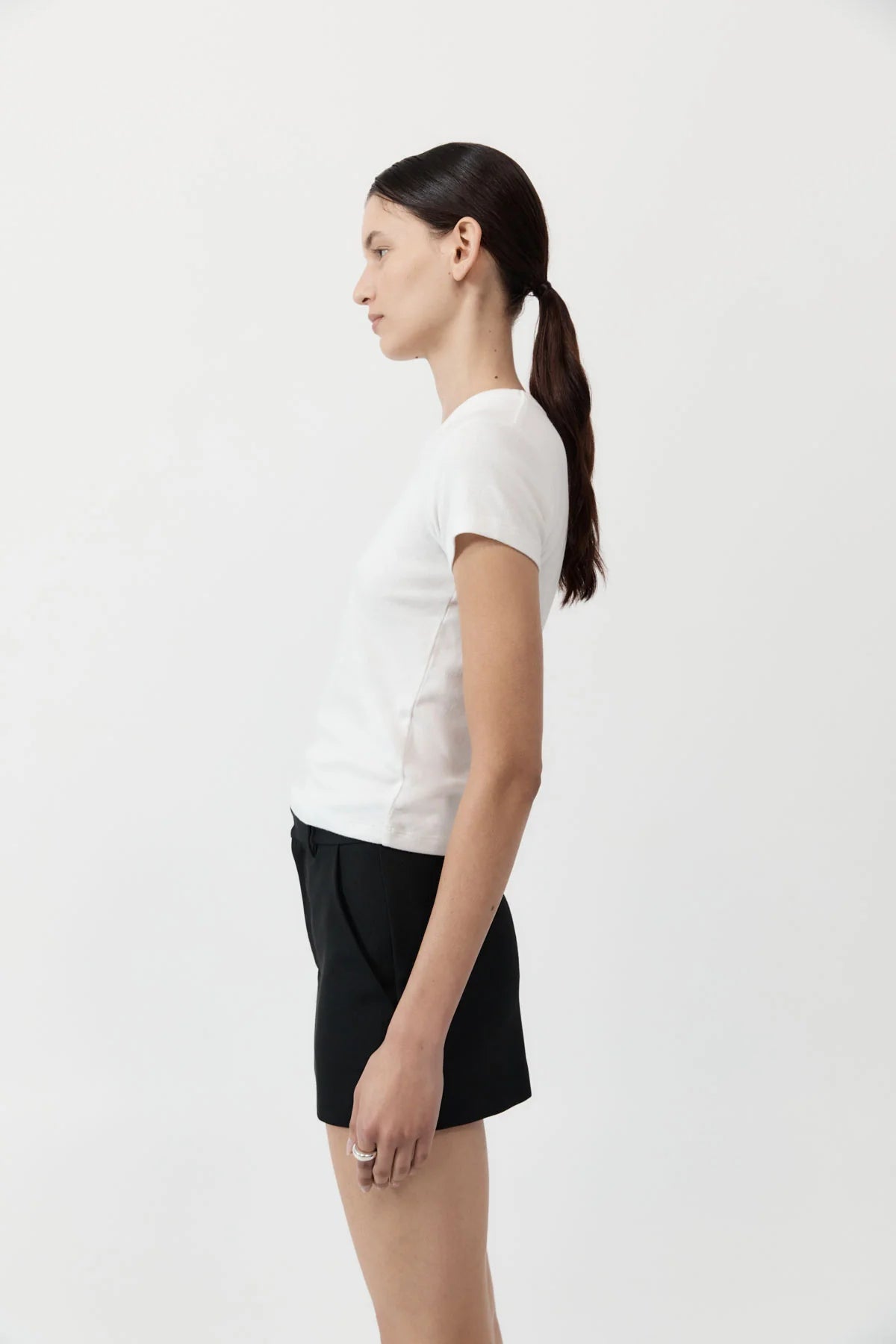 Leather Mini Skirt - Black