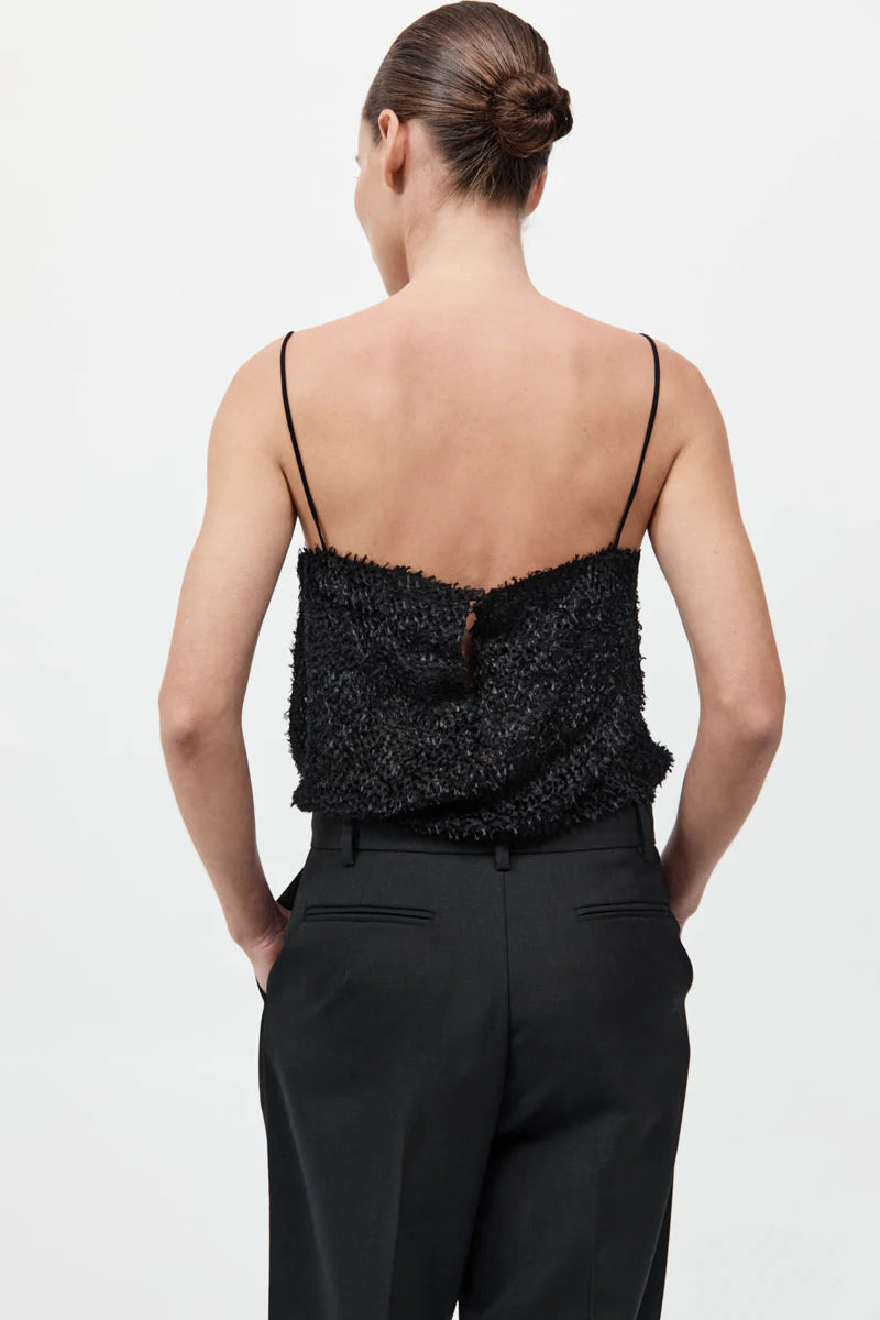 Feathered Silk Cami