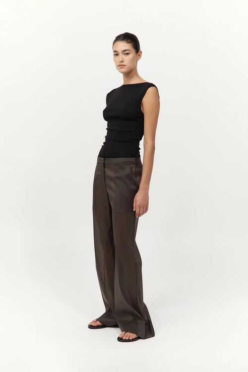 Organic Cotton Ballerina Top Black
