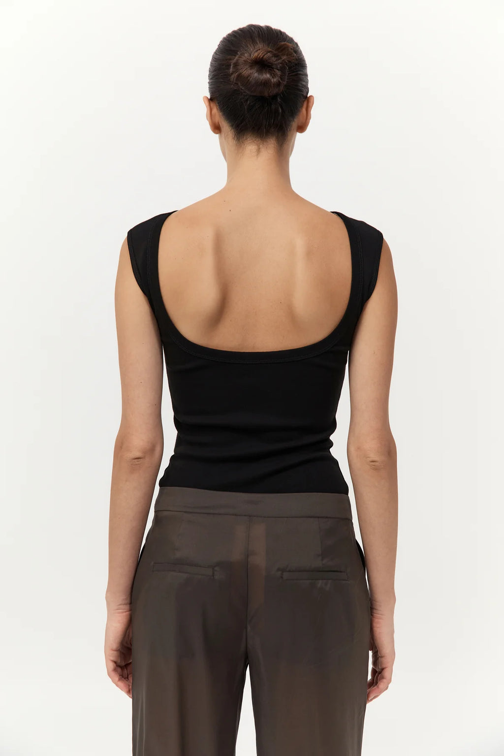 Organic Cotton Ballerina Top Black