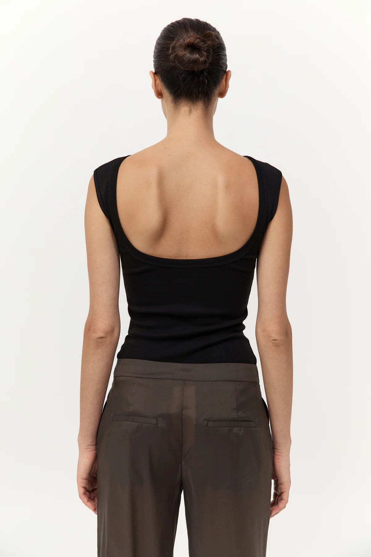Organic Cotton Ballerina Top Black