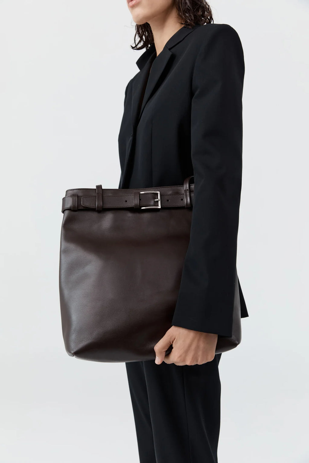 Pre Order* Belt Detail Tote Coffee