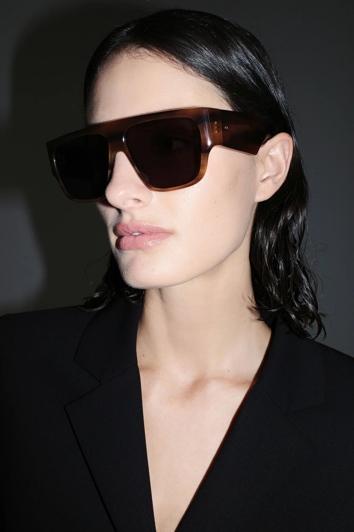 Pre Order * Linea Oversized Sunglasses - Tortoiseshell/Grey