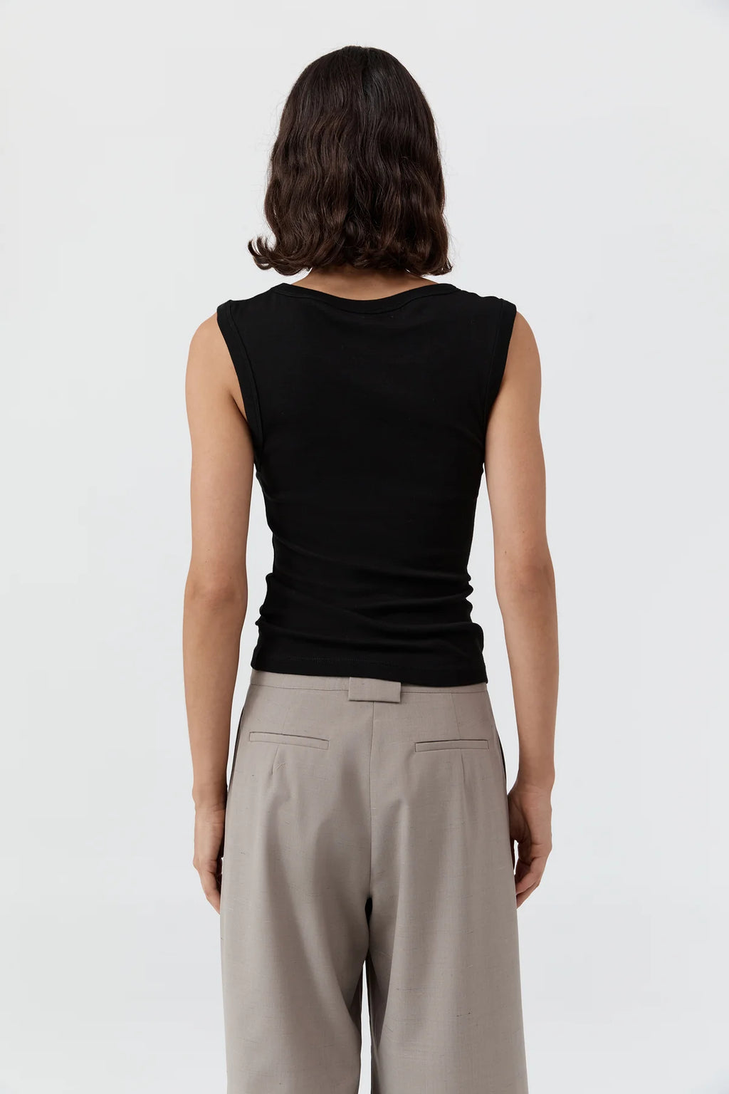 Organic Cotton 90s Top - Black