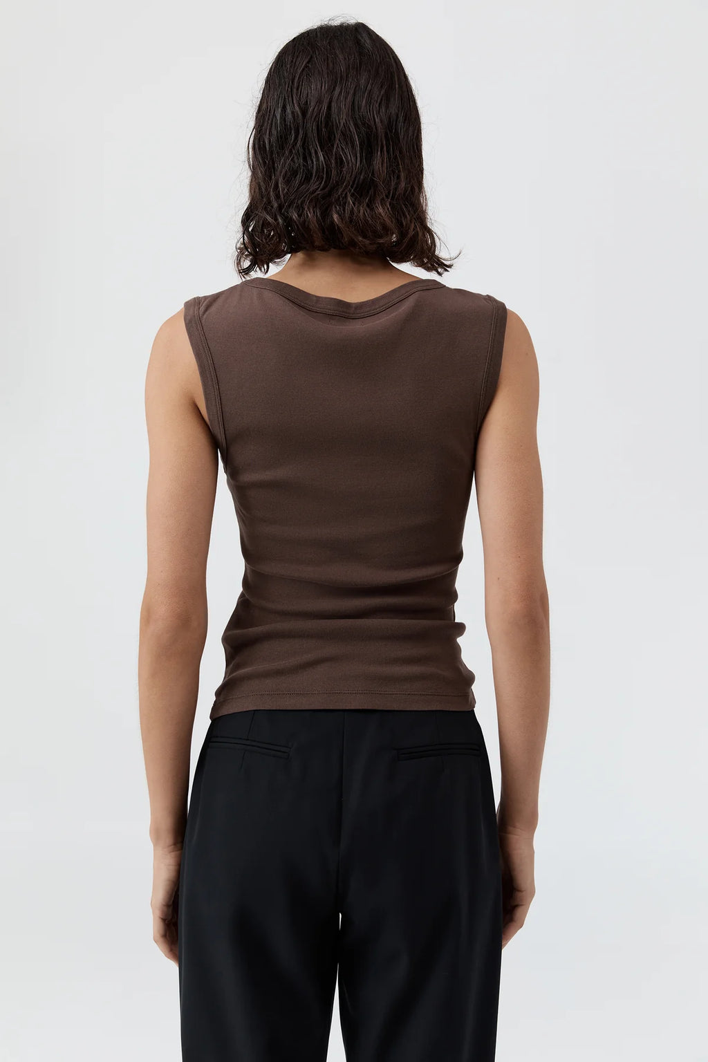 Organic Cotton 90s Top - Fudge