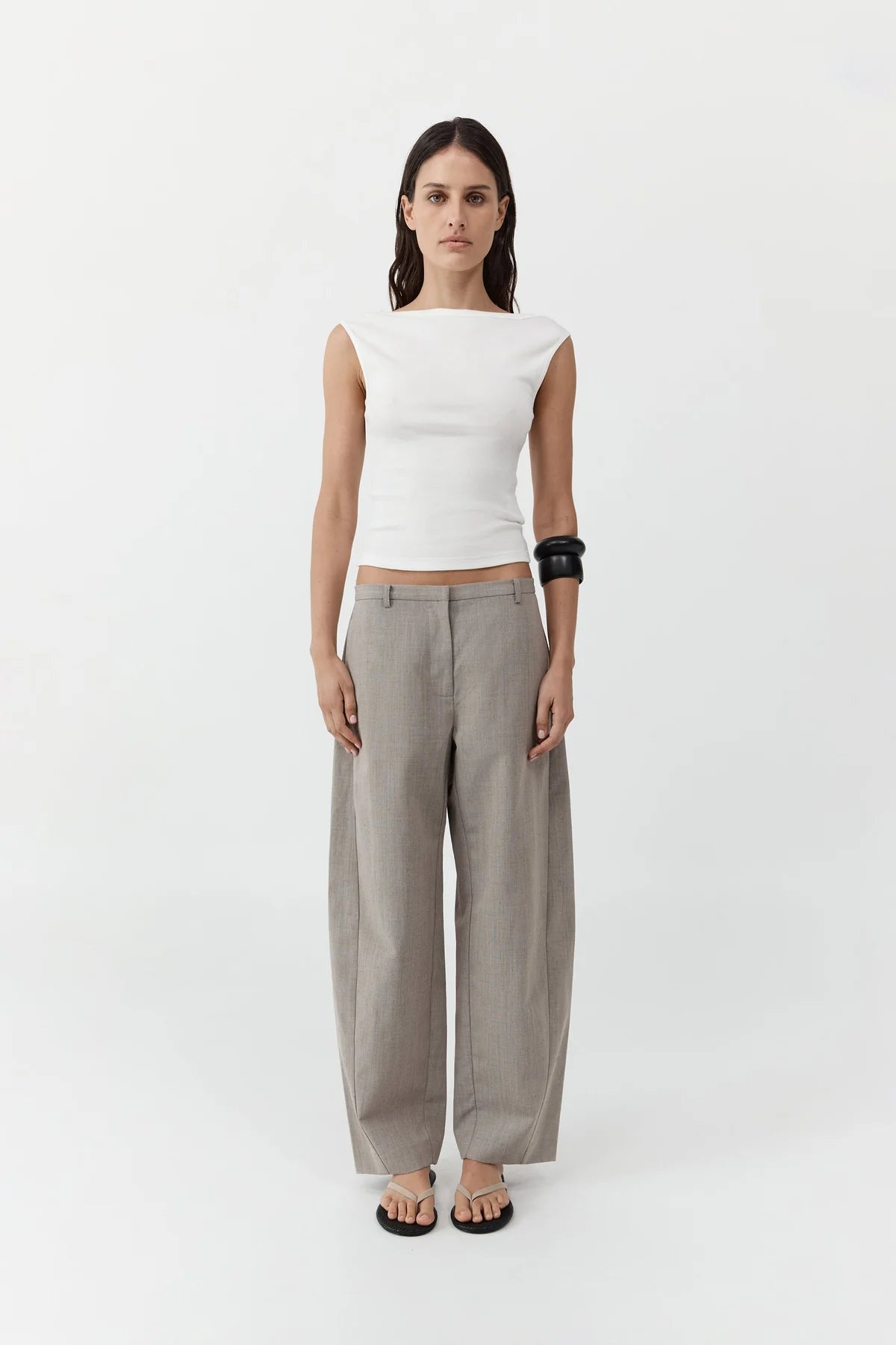 Organic Cotton Ballerina Top - White