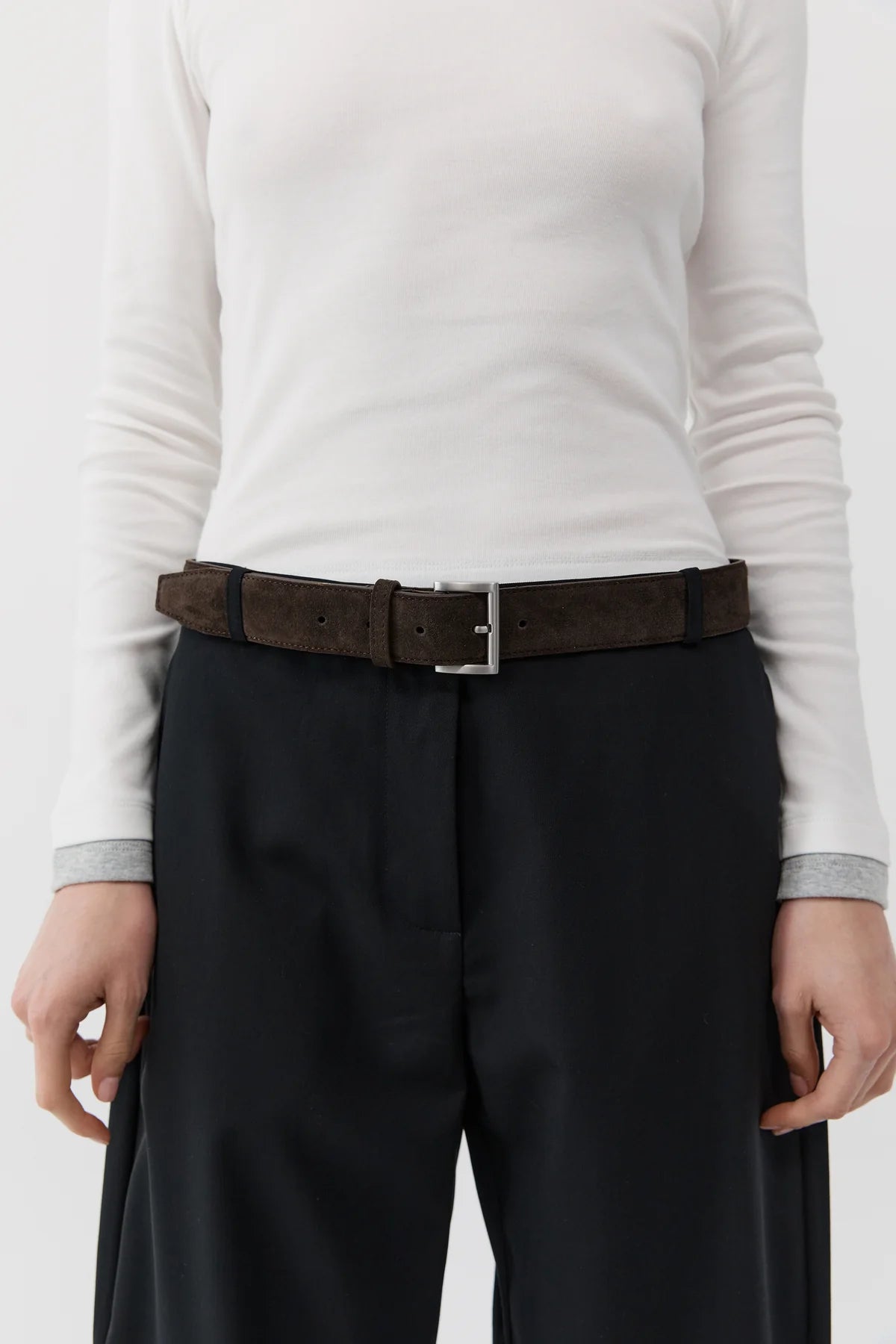 Suede Homme Belt Coffee