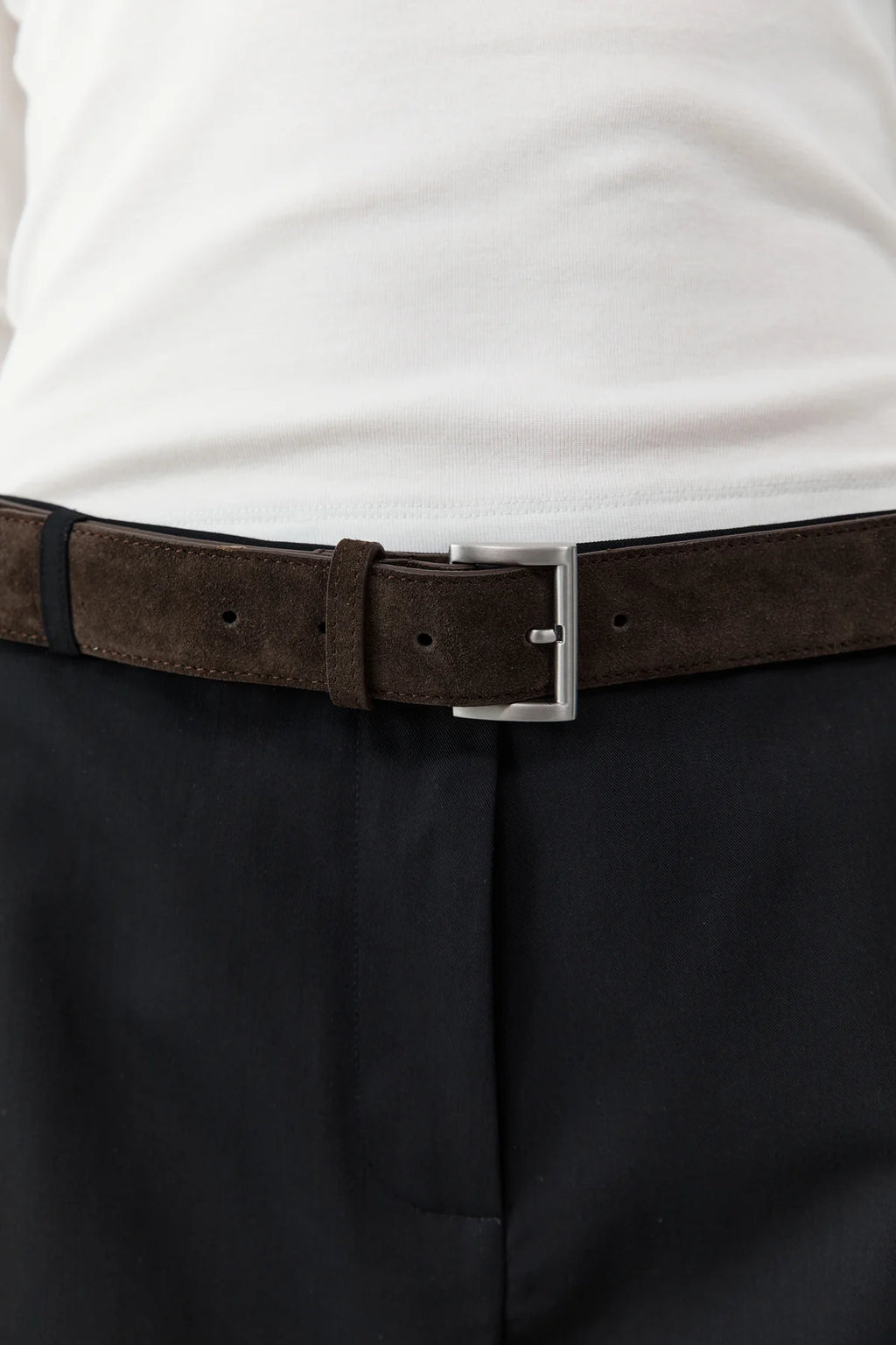 Suede Homme Belt Coffee