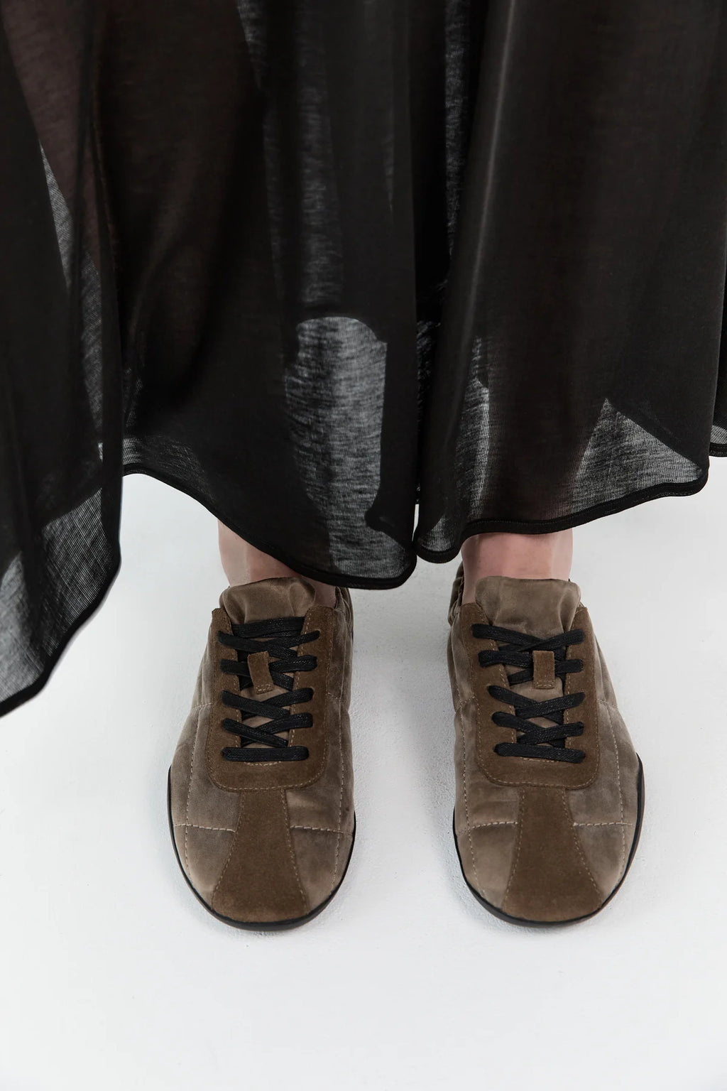 Stitch Pillow Sneaker - Dark Olive