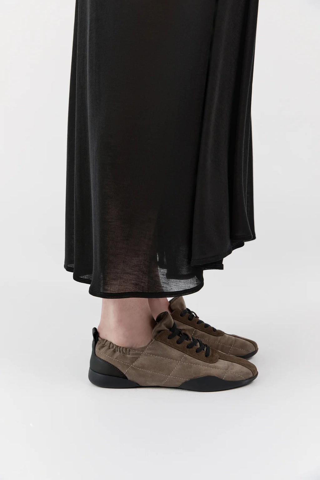 Stitch Pillow Sneaker - Dark Olive