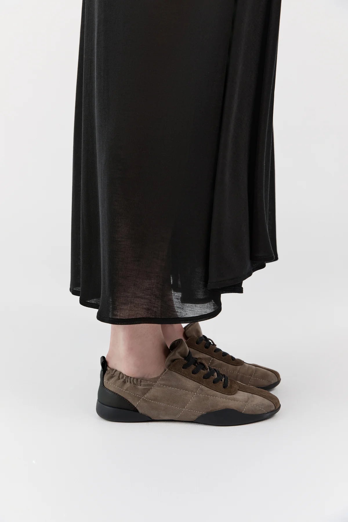 Stitch Pillow Sneaker - Dark Olive